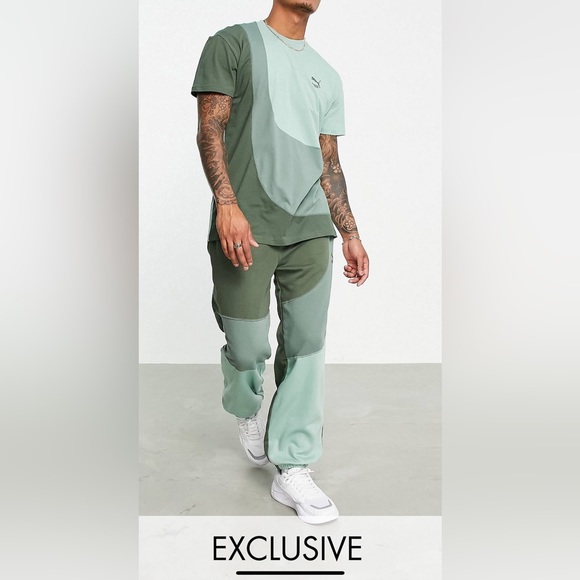 PUMA Convey Track Set in green-multi - Picture 1 of 4